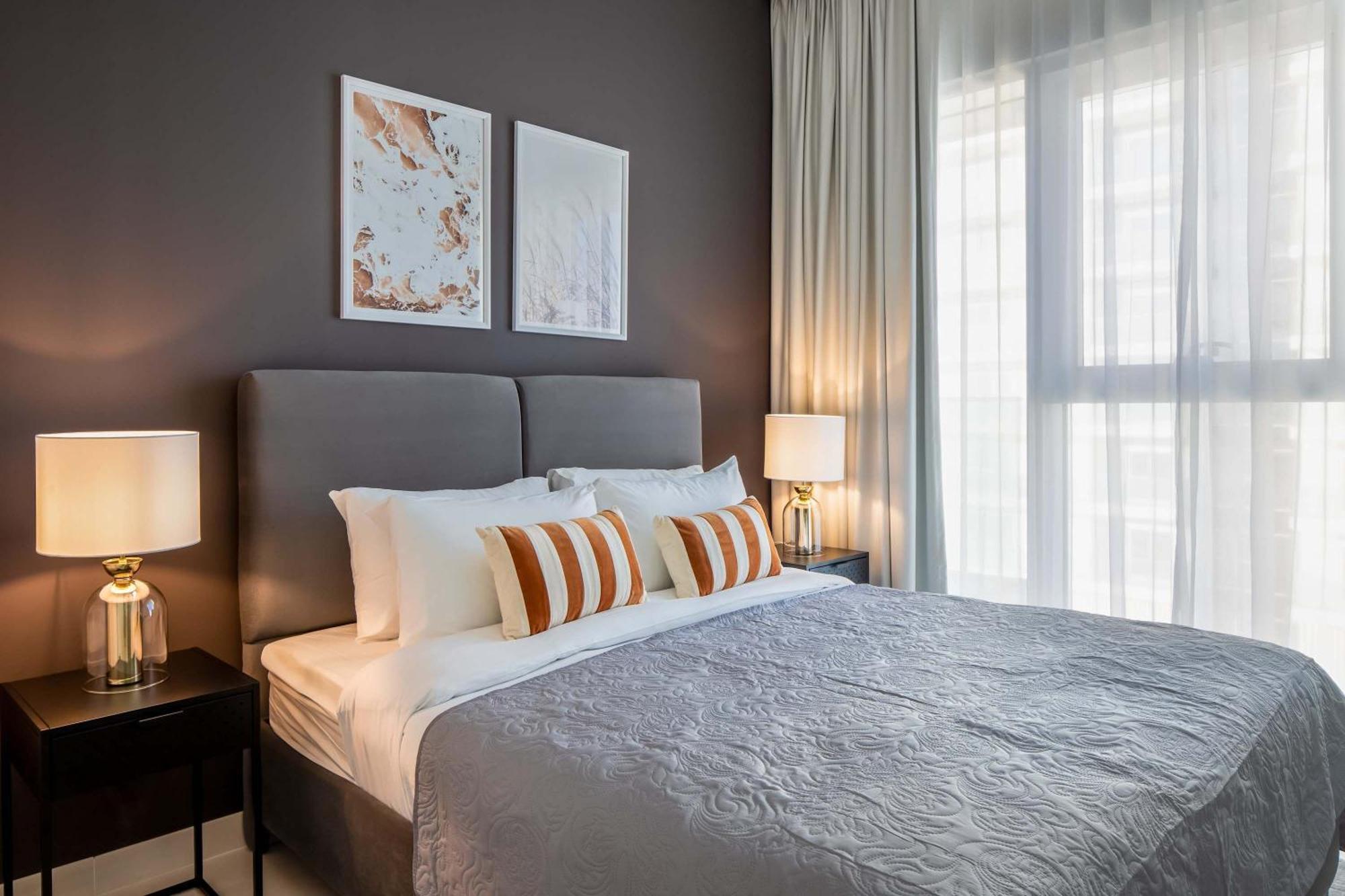 Silkhaus Palm View 1Bdr With Private Beach In Emaar Beachfront دبي المظهر الخارجي الصورة