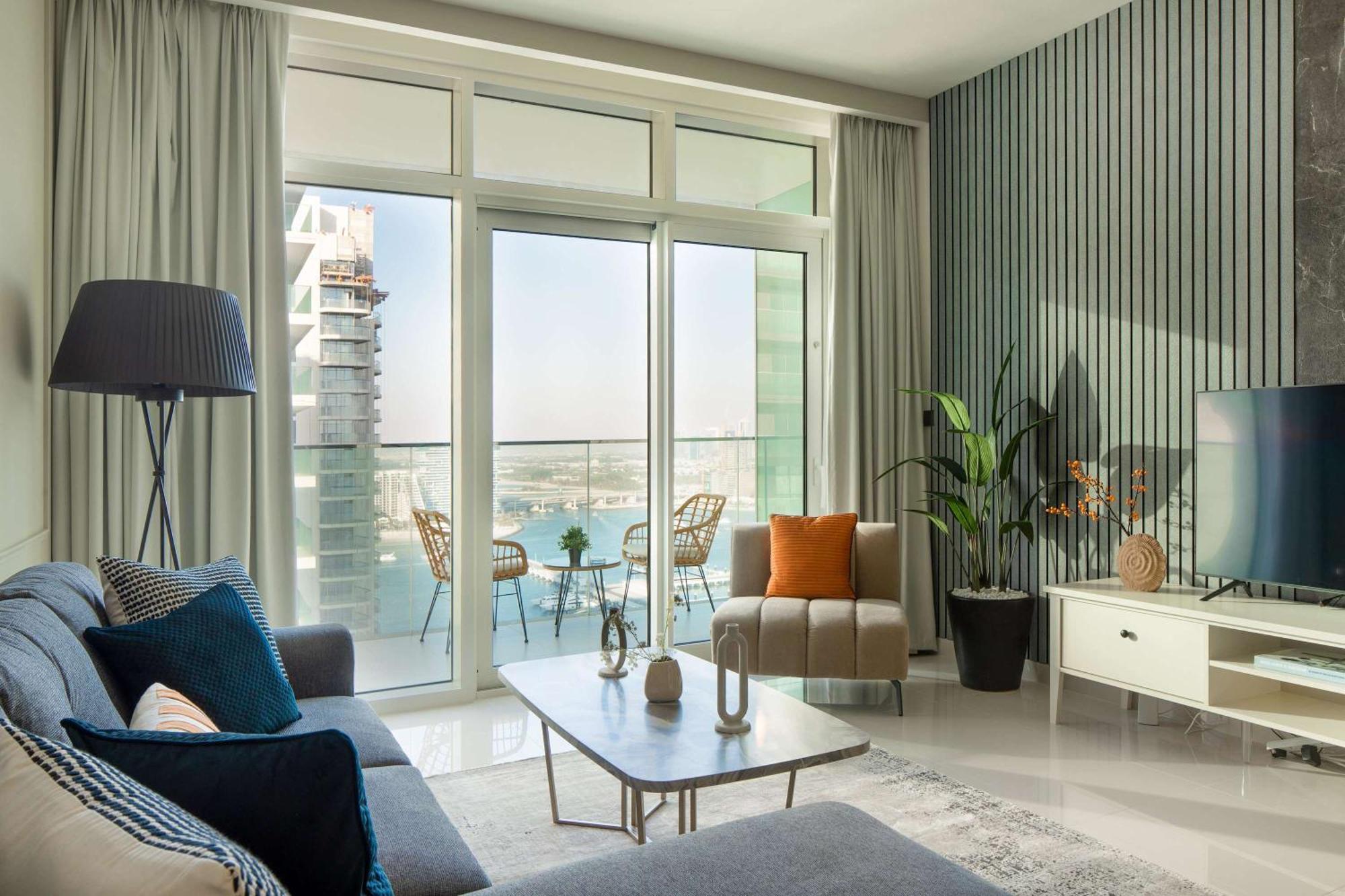 Silkhaus Palm View 1Bdr With Private Beach In Emaar Beachfront دبي المظهر الخارجي الصورة