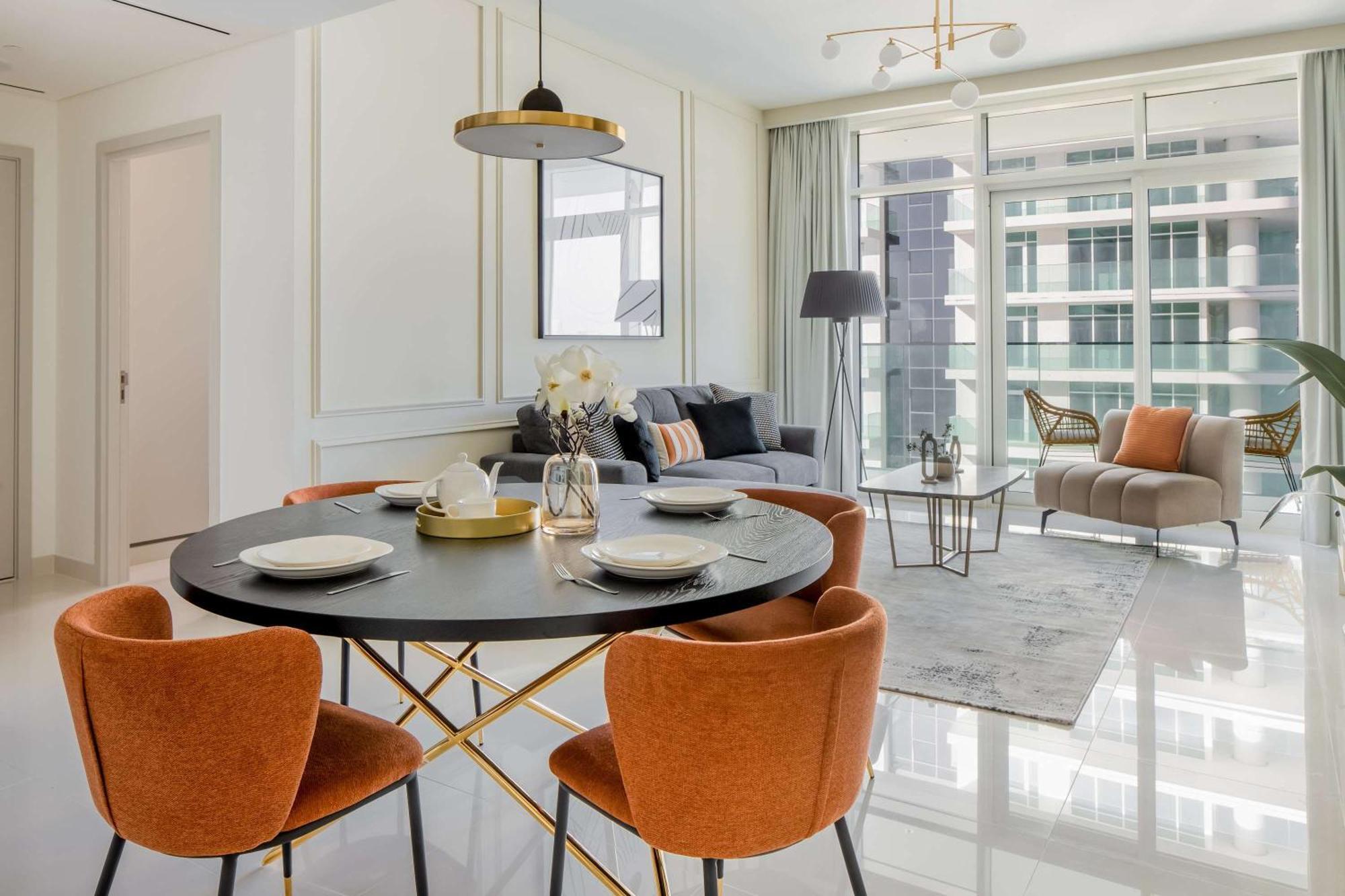 Silkhaus Palm View 1Bdr With Private Beach In Emaar Beachfront دبي المظهر الخارجي الصورة